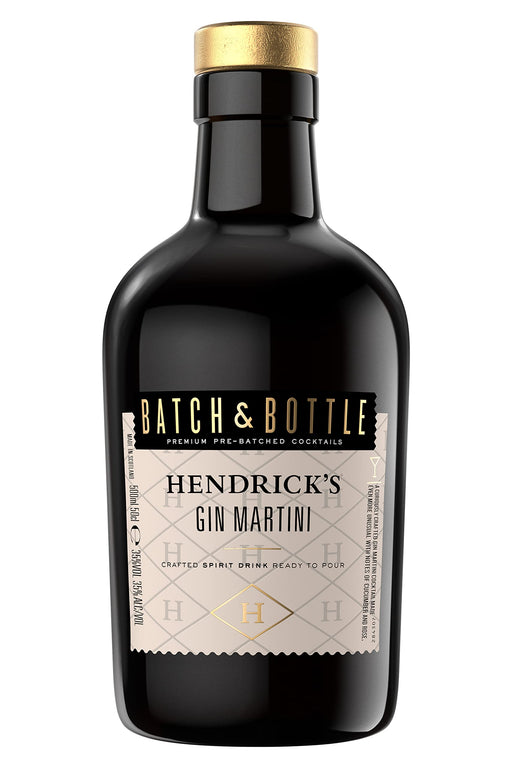 Batch & Bottle Hendrick's Gin Martini - Ready to Drink Cocktail 35% ABV, 50cl (6 serves per bottle)  Batch & Bottle