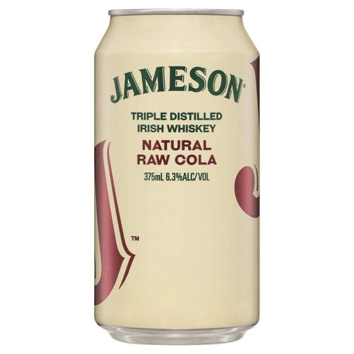 Jameson Irish Whiskey Natural Raw Cola 375ml Whiskey Jameson