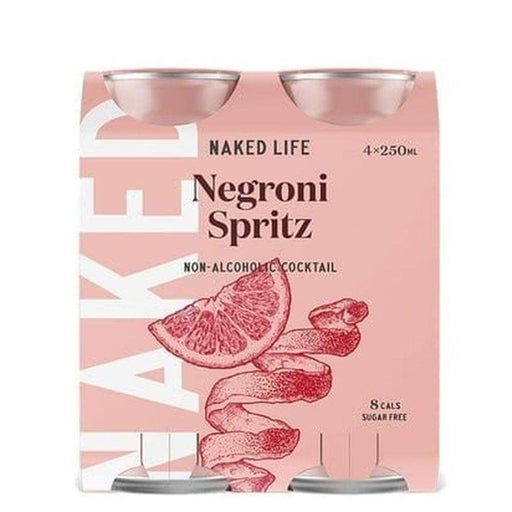 Naked Life Negroni Spritz Non-Alcoholic Cocktail 24 Pack Non Alcoholic Premix Gateway