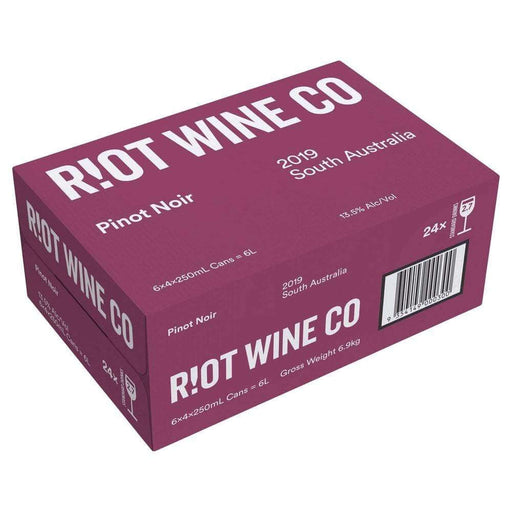 Riot Wine Co Pinot Noir 2019 250mL Cans Red Wine Carlton United Breweries