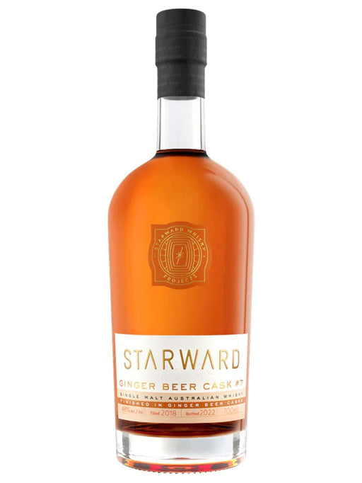 Starward Ginger Beer Cask #7 Single Malt Australian Whisky 700mL  Starward
