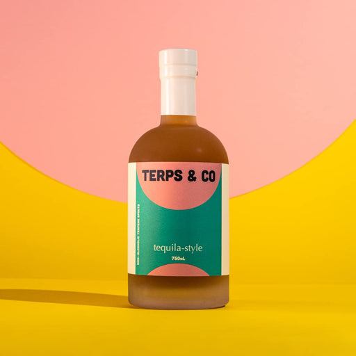 TERPS & CO's Tequila-style | Award winning Non-Alcoholic Terpenes Spirit | Low on Calories, Plant based, Gluten free, Naturally Healthy| 750 ml  TERPS & CO