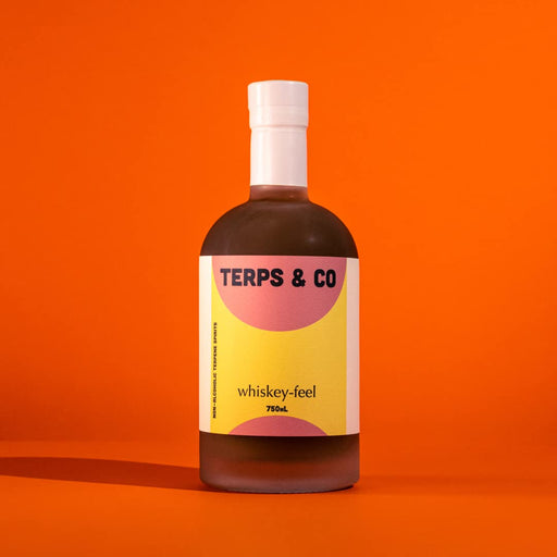 TERPS & CO's Whiskey-Feel | Non-Alcoholic Terpenes Spirit | Low on Calories, Plant based, Gluten free, Naturally Healthy | 750 ml  TERPS & CO