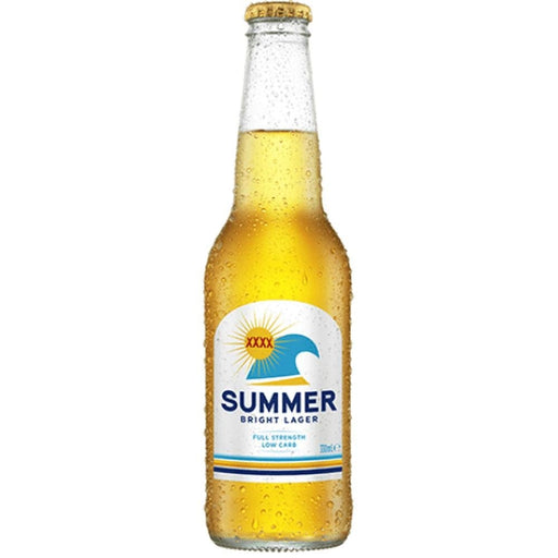 XXXX Summer Bright Lager 330ml Beer Gateway