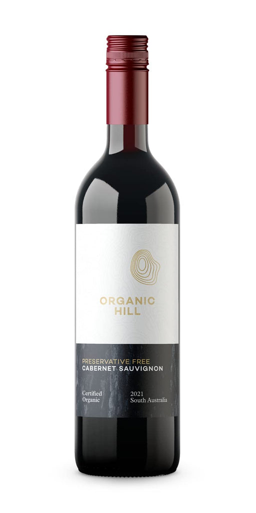 Organic Hill Preservative Free South Australian Cabernet Sauvignon 2021-1x 750ml -  Visit the Organic Hill Store