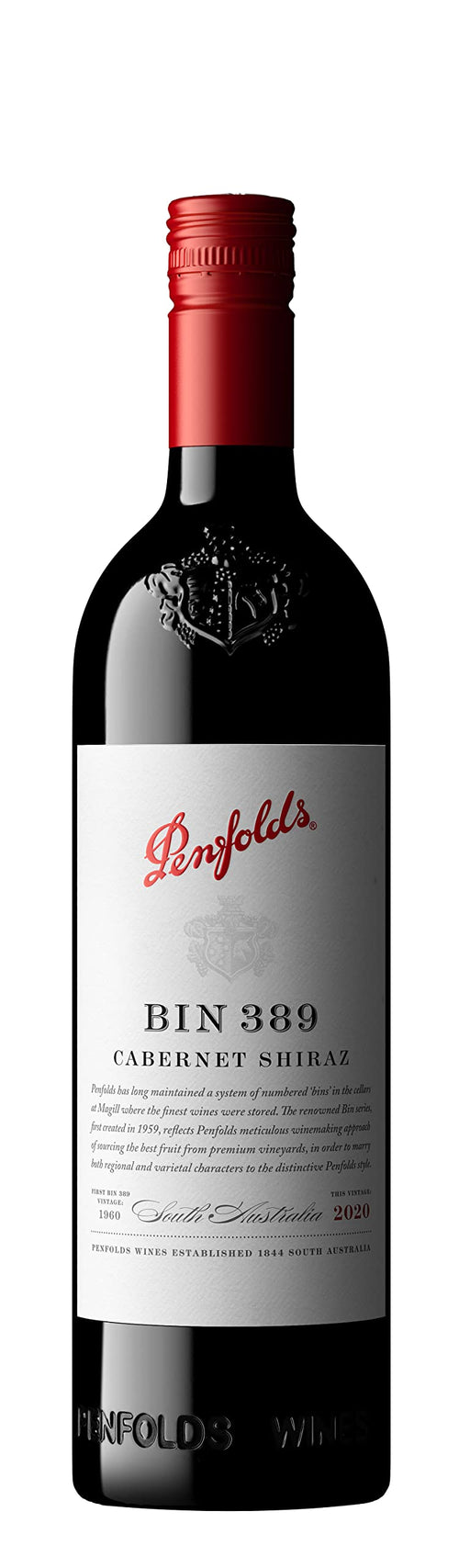 Penfolds Bin 389 Cabernet Shiraz Wine 2020 Release Giftbox (Single bottle x 1)  Visit the Penfolds Store
