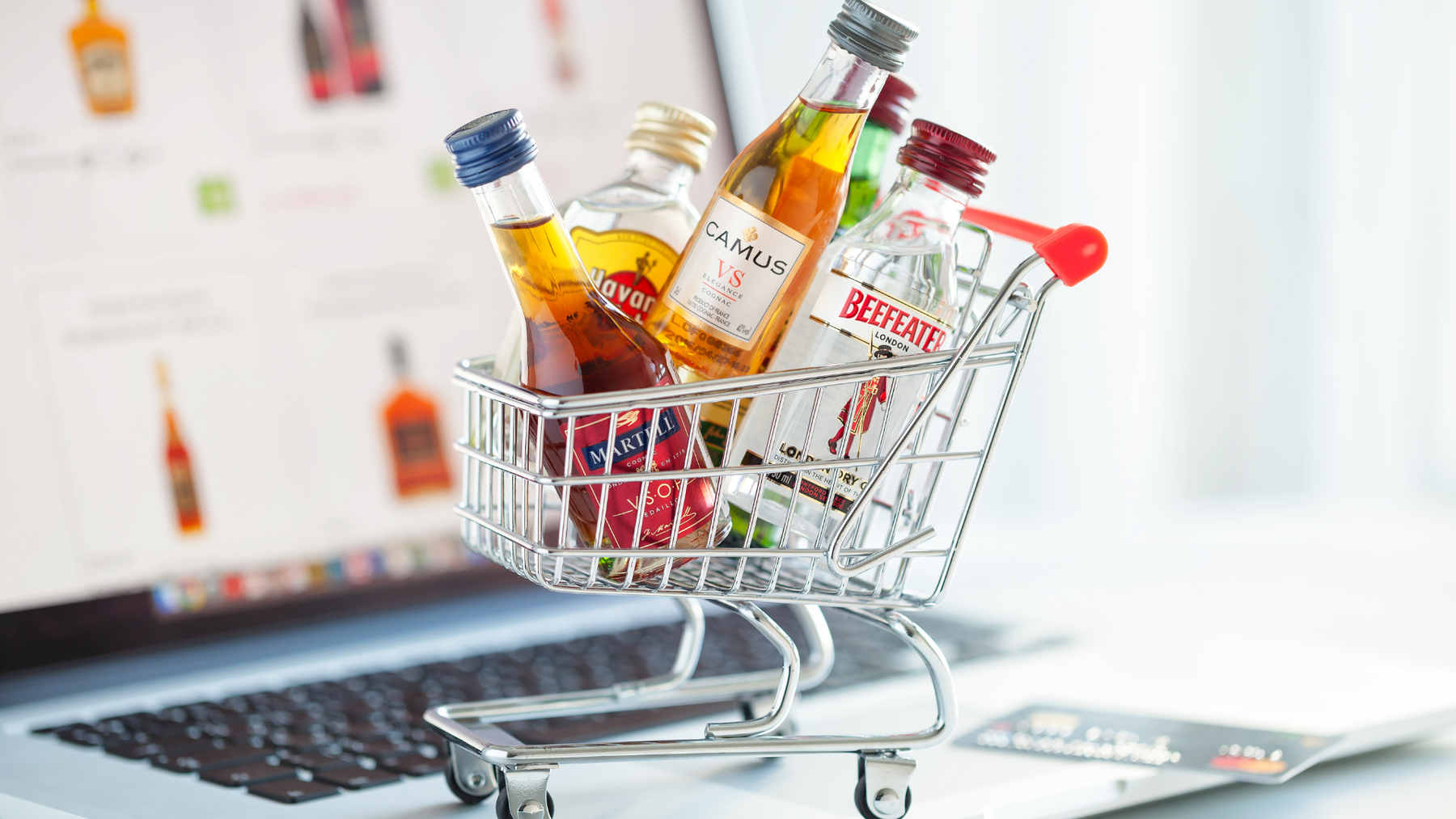 Online alcohol shopping 