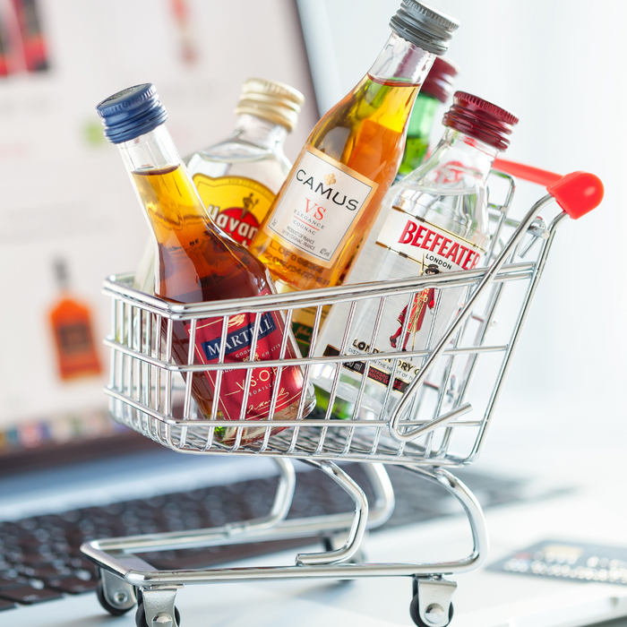 Online alcohol shopping 