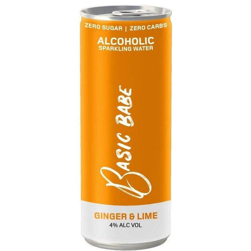 Basic Babe Alcoholic Sparkling Water, Ginger & Lime 250mL Premix Gateway