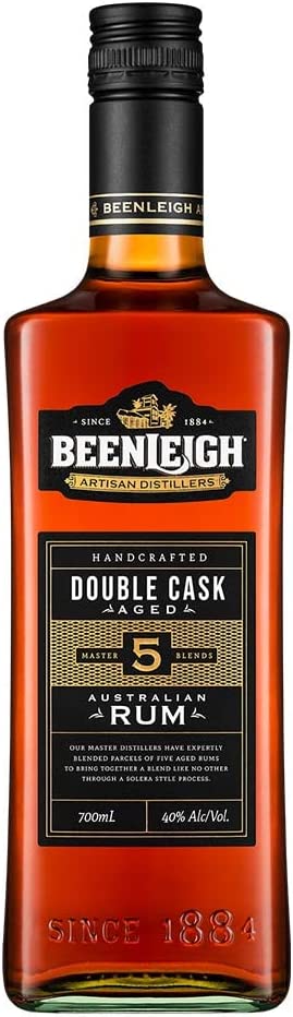 Beenleigh Artisan Distillers Double Cask Rum, 700 ml  Beenleigh Artisan Distillers