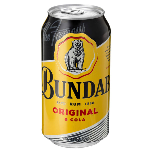 Bundaberg Rum and Cola Mix Can 375ml (Pack of 18)  Visit the Bundaberg Store