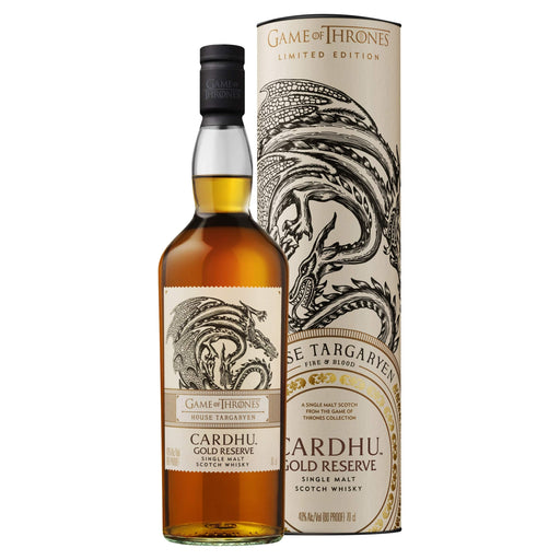 Cardhu Game of Thrones House Targaryen - Gold Reserve Limited Edition Scotch Whisky 700ml  Cardhu