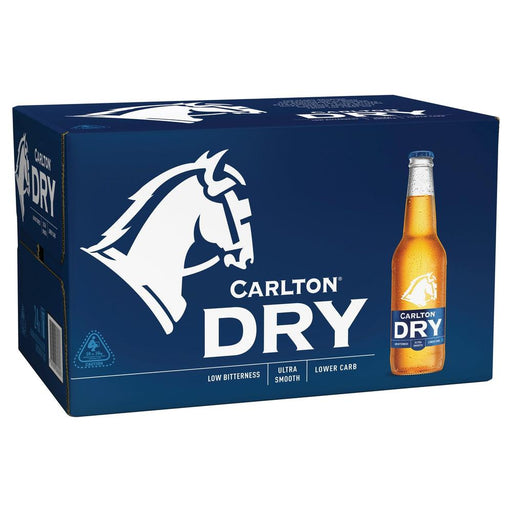 Carlton Dry Beer Bottles 330ml Beer Carlton United Breweries
