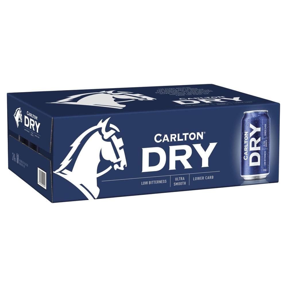 Carlton Dry Lager Cans 375ml