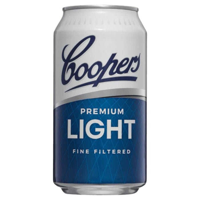 Coopers Premium Light Lager Cans 355ml Traditional Beer Gateway