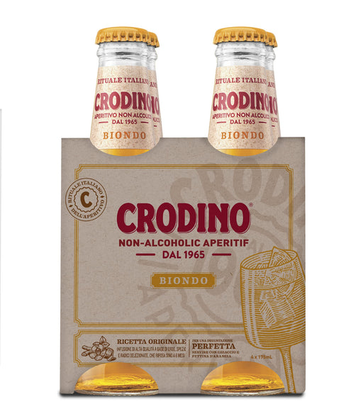 Crodino Non-Alcoholic Bitter Aperitif 10 ml (Pack of 4)  Crodino