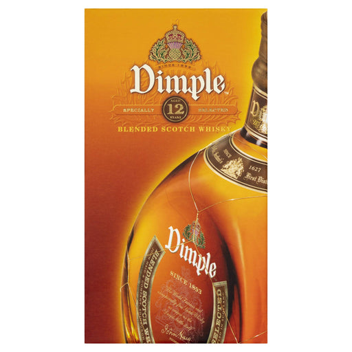Dimple 12 Years Old Scotch Whisky, 1L  Dimple