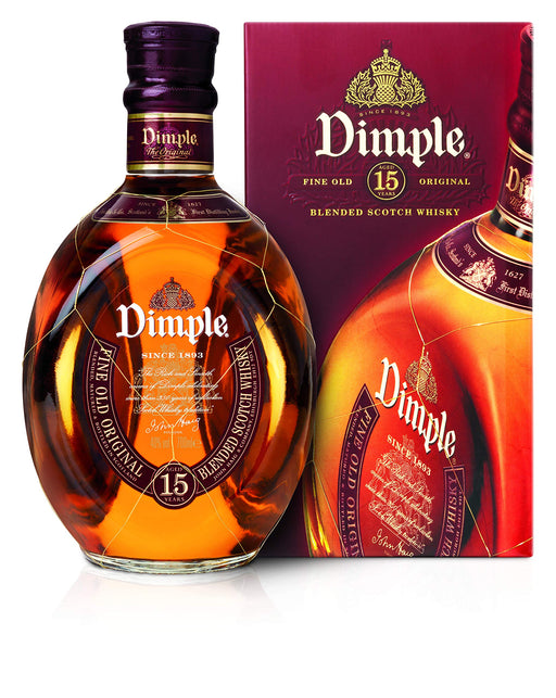 Dimple 15 Years Old Scotch Whisky, 700ml  Dimple