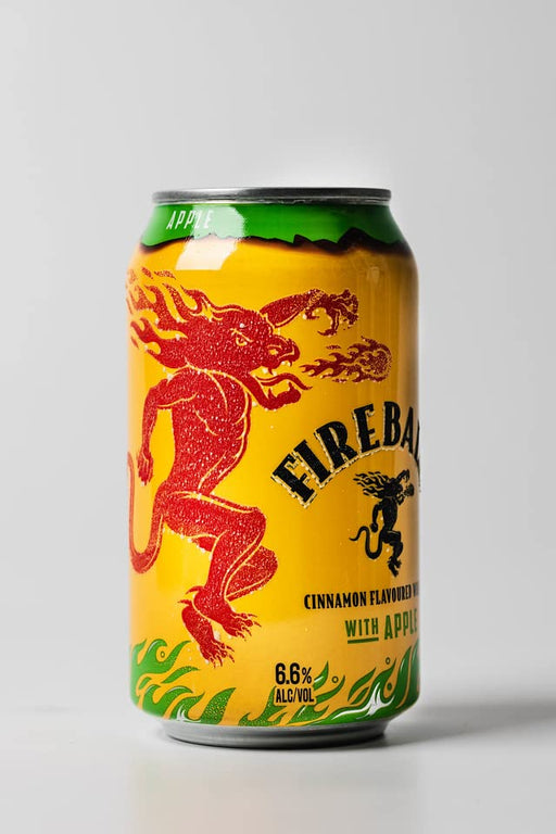 Fireball & Apple Ready to Drink 355 ml (Pack of 16)  Visit the Fireball Store