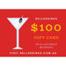 Gift Card - Alcohol Gifting - $100 Gift Cards HelloDrinks