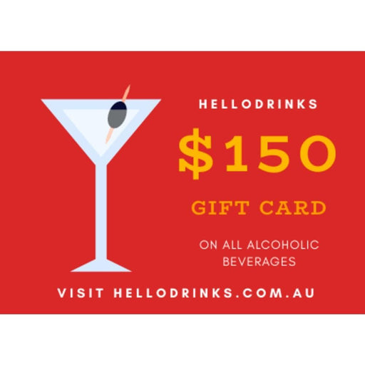Gift Card - Alcohol Gifting - $150 Gift Cards HelloDrinks