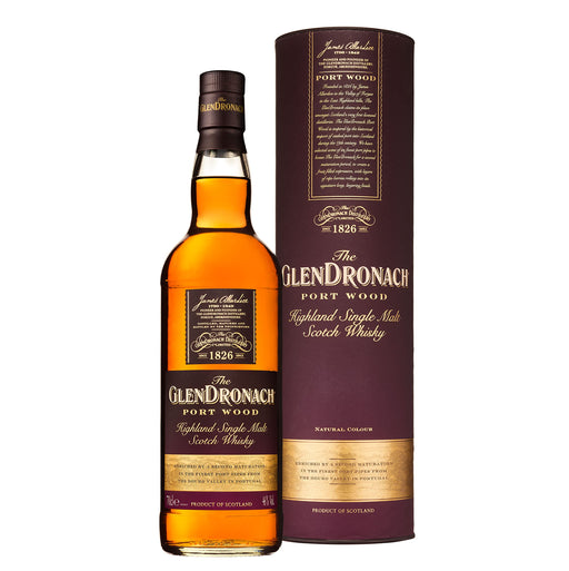 Glendronach Portwood 46%, Highland Single Malt Scotch Whisky  Glendronach