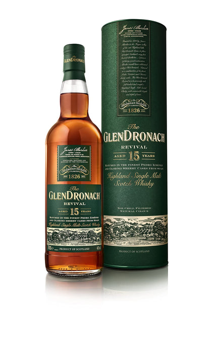 Glendronach Revival, Aged 15 Years, Single Malt Scotch Whiskey, 700 ml  Glendronach