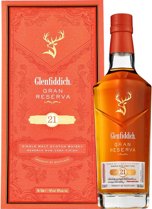 Glenfiddich 21 Year Old Single Malt Scotch Whisky with Gift Box, 70cl  Visit the Glenfiddich Store
