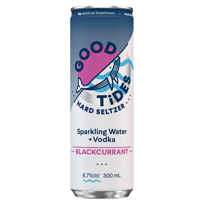 Good Tides Hard Seltzer Blackcurrent 6.7% Cans Spirits Good Tides