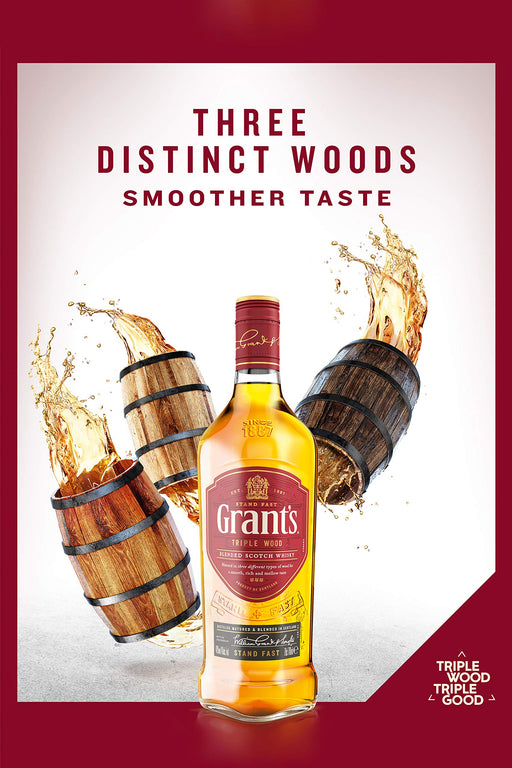 Grants Triple Wood Blended Scotch Whisky 700 ml  Grant's