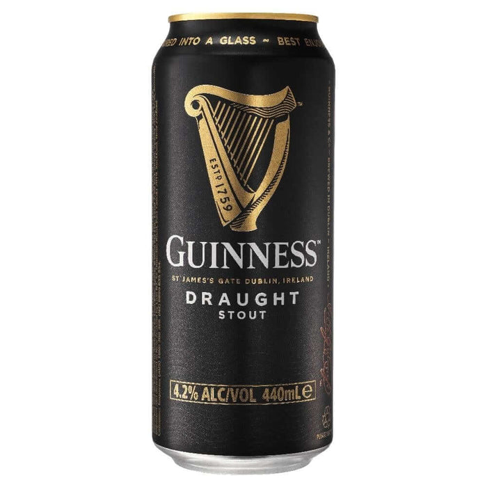 Guinness Draught Beer Cans 440ml Beer Gateway