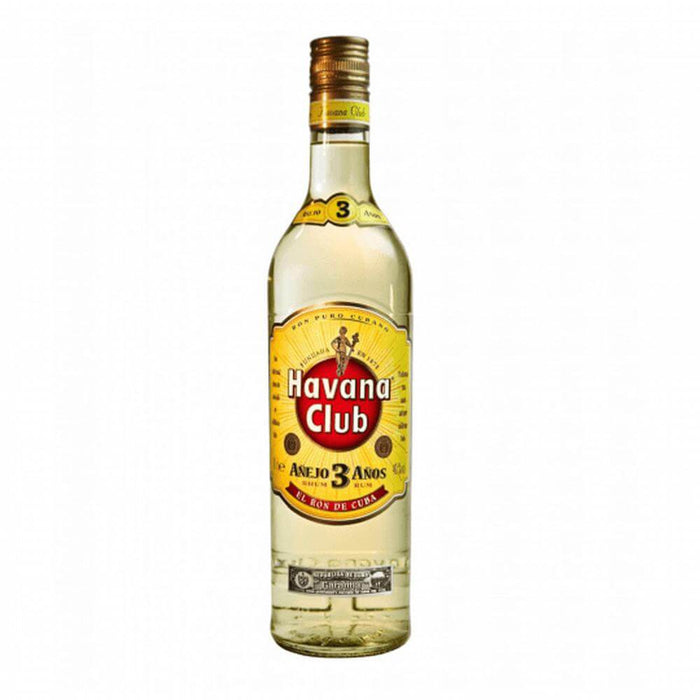 Havana Club Anejo 3 Anos Rum 700ml Rum White/Gold Gateway