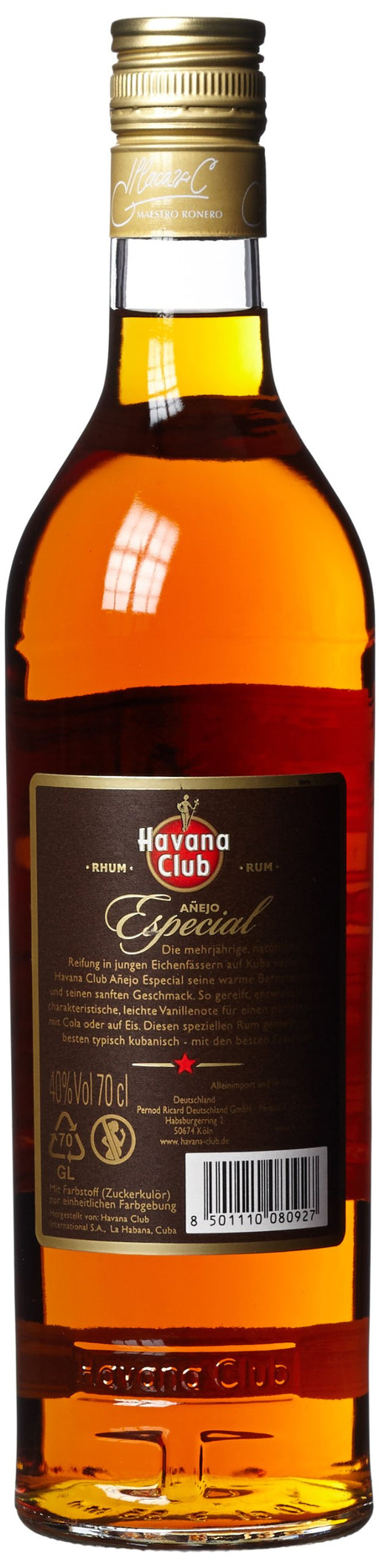 Havana Club Anejo Especial 7 Anos Rum, 700 ml  Havana Club
