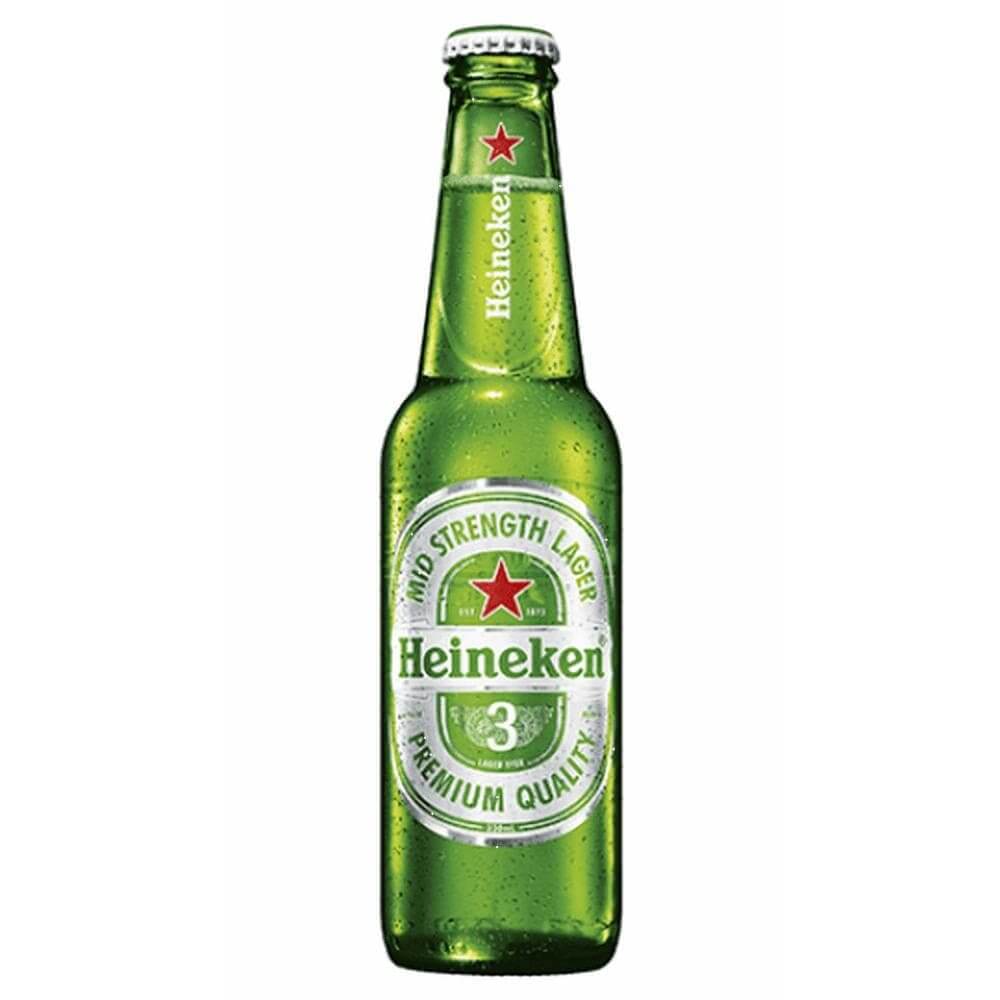 Heineken 3 Mid Strength Lager 330ml