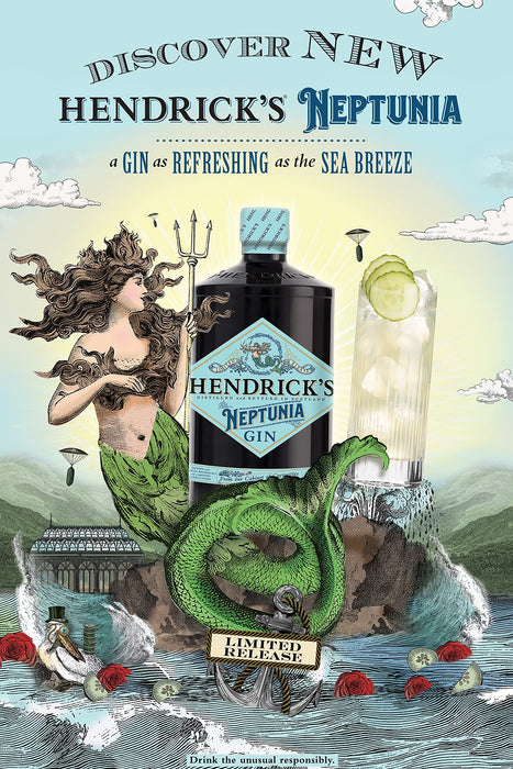 Hendricks Neptunia Gin, 70cl  Visit the Hendrick's Store