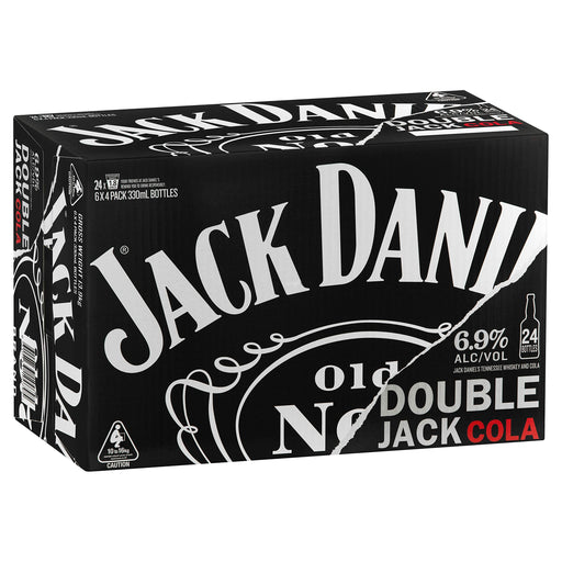 Jack Daniel's Double Jack Whiskey & Cola, 6.9%, 24 x 330ml bottles  Visit the Jack Daniel's Store
