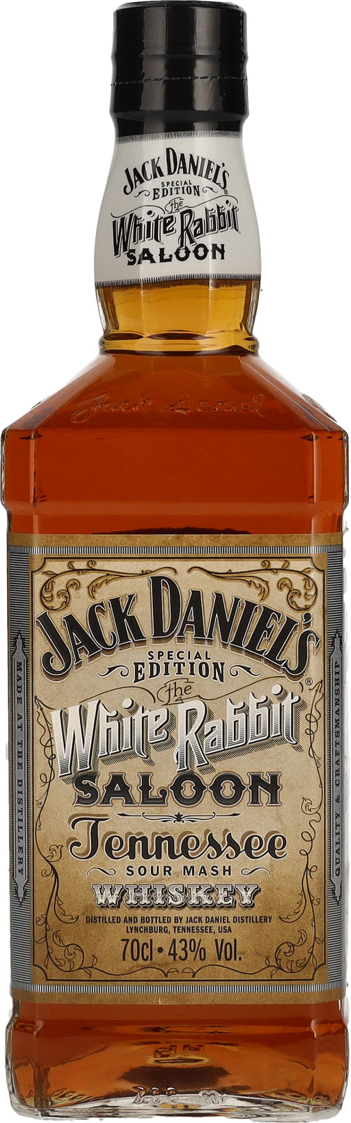 Jack Daniel's White Rabbit Saloon Special Edition Tennessee Whiskey 700ml  Visit the Jack Daniel's Store