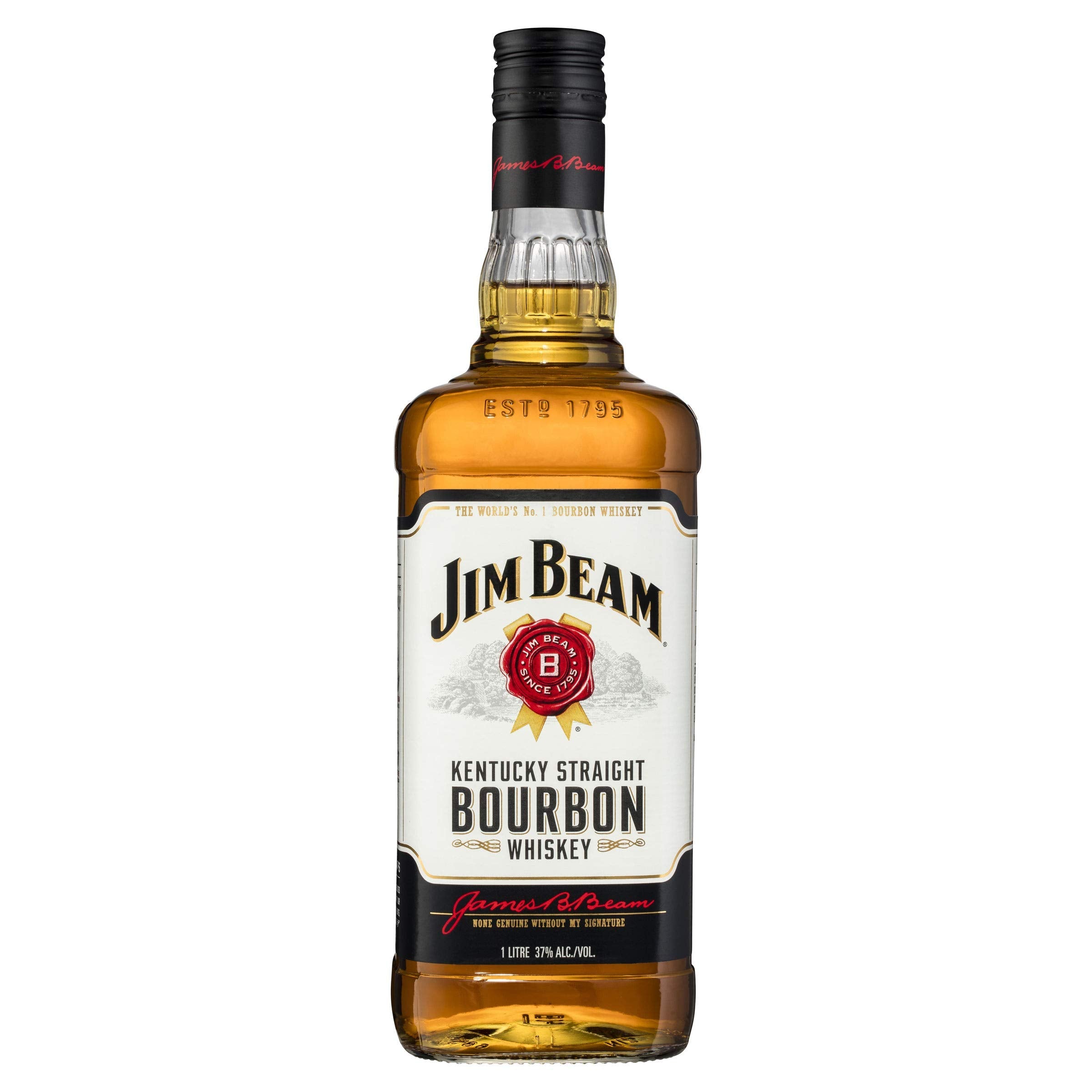 Jim Beam White Label Bourbon 1L, 1.00 l