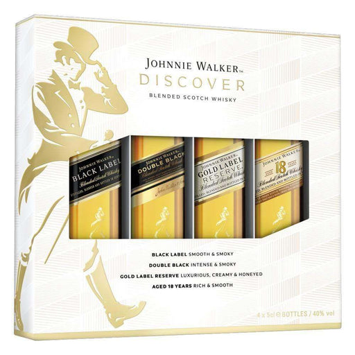 Johnnie Walker Discover Gift Pack 4 x 50 mL Whisky Johnnie Walker