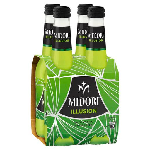 Midori Illusion Cocktail Premix 275 ml (Pack of 4)  Midori