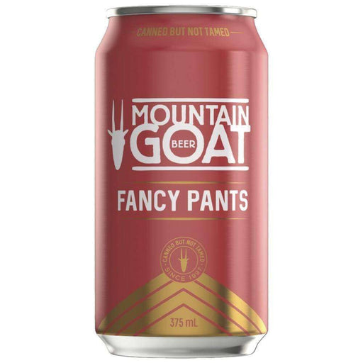 Mountain Goat Fancy Pants Amber Ale Cans 375ml Beer Mountain Goat