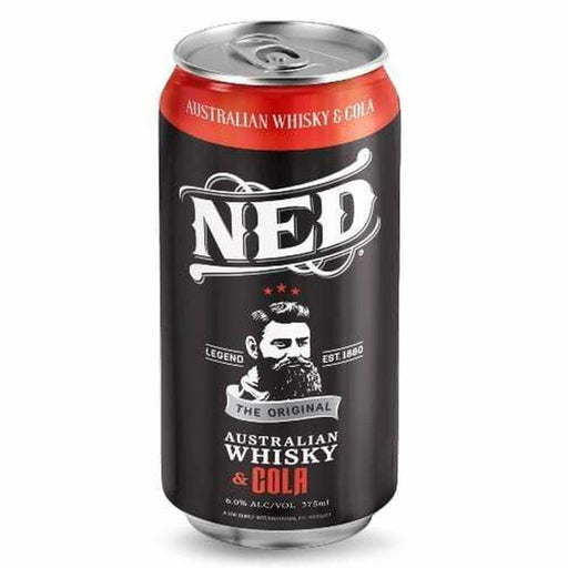 NED Australian Whisky & Cola Cans 6% 375ml Premix Gateway