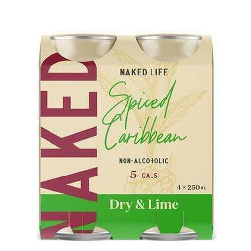 Naked Life Non-Alcoholic Spiced Caribbean Dry & Lime 250ml 24 Pack Non-Alcoholic Premix Gateway