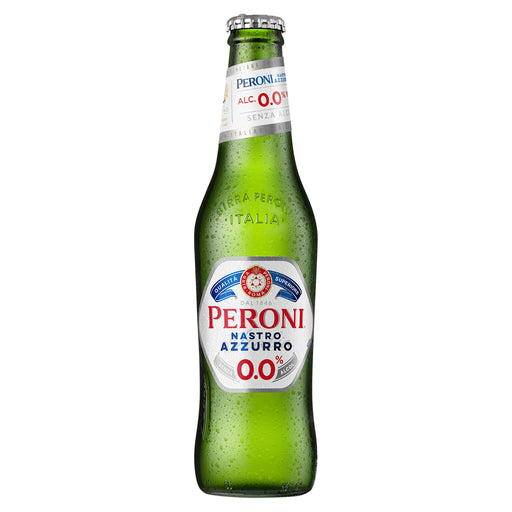 Peroni Nastro Azzuro 0.0% 24 x 330mL Bottles Beer Hello Drinks