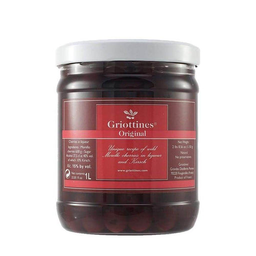 Peureux Griottines Jar In Kirsch Sour Cherries 1L Liqueurs Gateway