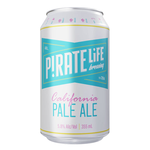 Pirate Life California Pale Ale 355mL Cans 16 Pack Beer Pirate Life Brewing