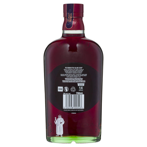 Plymouth Sloe Gin Spirit , 700 ml  Plymouth