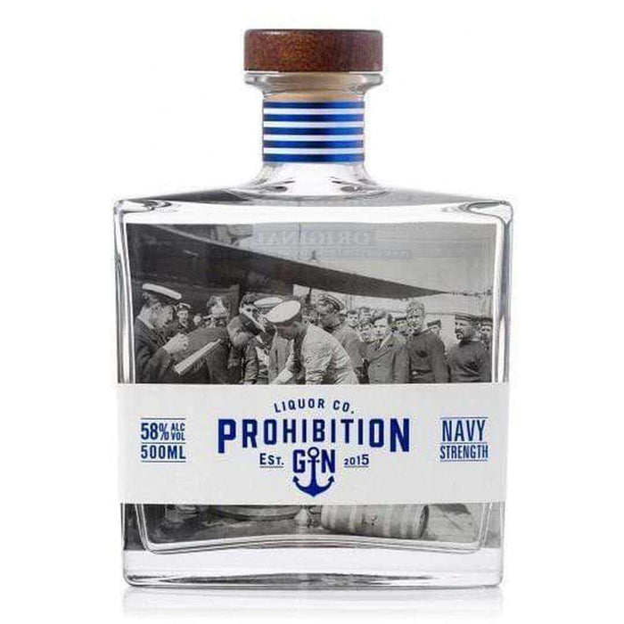 Prohibition Bathtub Cut Gin 500ml Gin Gateway