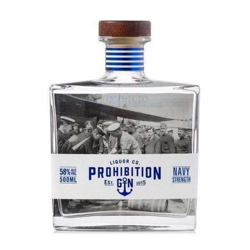 Prohibition Liquor Co. Navy Strength Gin 500ml Gin Gateway