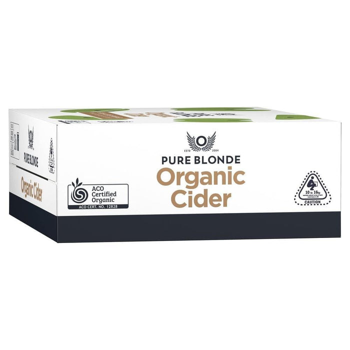 Pure Blonde Organic Cider Case 375ml Cans Cider Carlton United Breweries